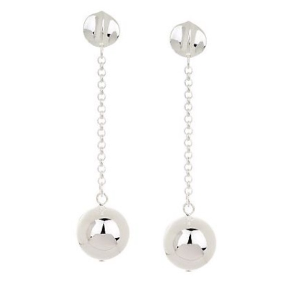 RLM Robert Lee Morris Studio Sterling Oversized Bead Drop Swing Earrings/NEW!!! - Picture 2 of 3